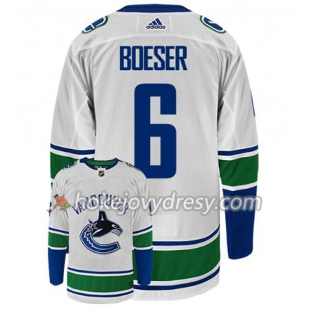 Pánské Hokejový Dres Vancouver Canucks BROCK BOESER 6 Adidas Bílá Authentic